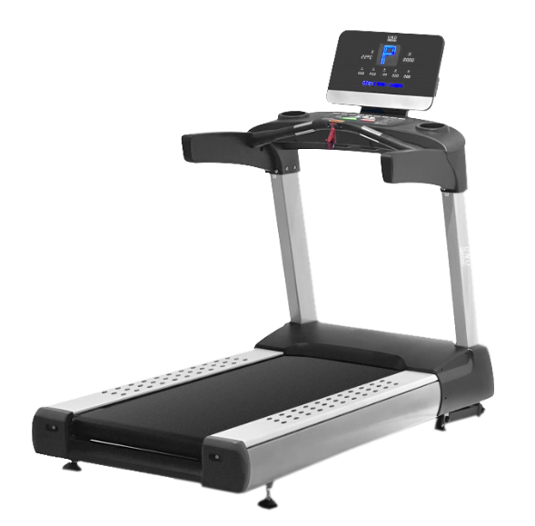 Schwarzes Laufband mit digitalem Display für Fitness und Training zu Hause. Ideal für Cardio-Workouts.